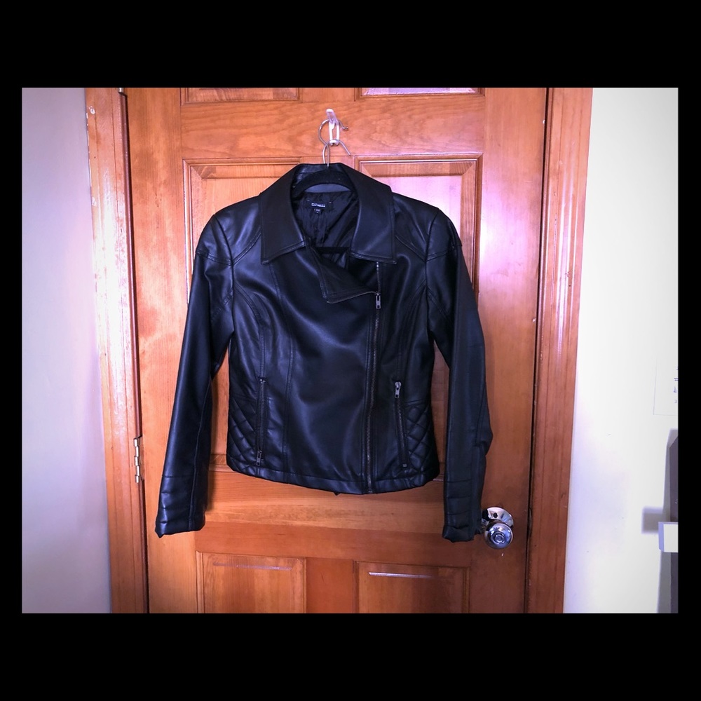 FAKE LEATHER JACKET